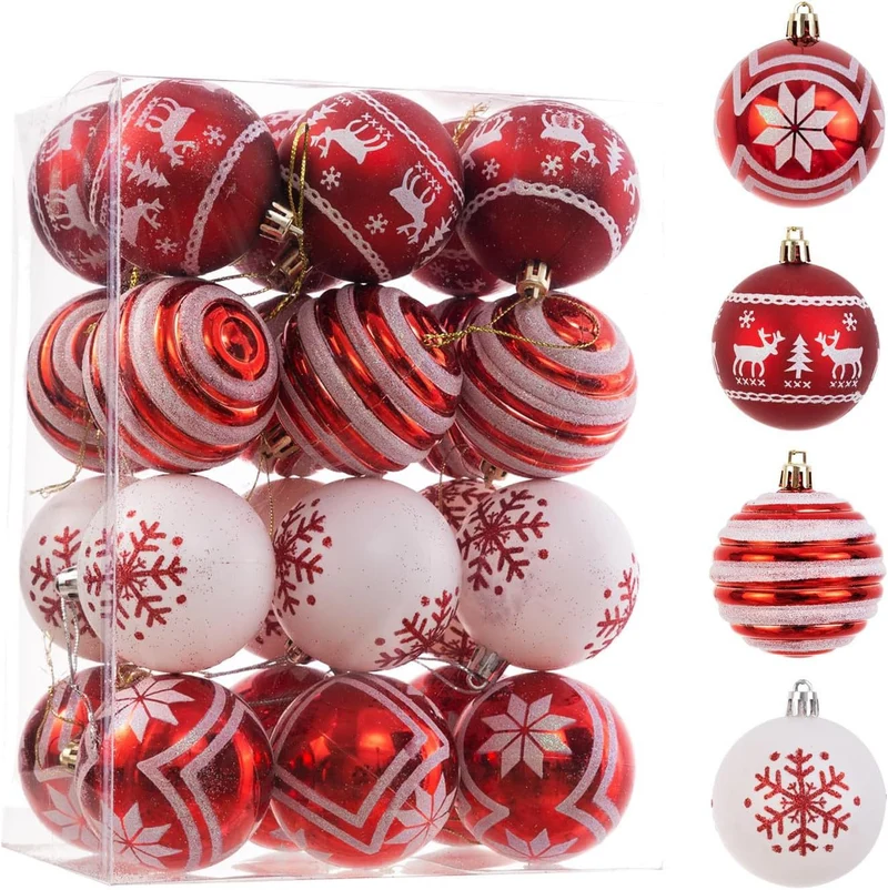 Festliche dekorative Weihnachtsornament-Set Karnz
