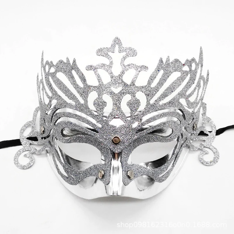 Elegante venezianische Maskerade Maske Karnz