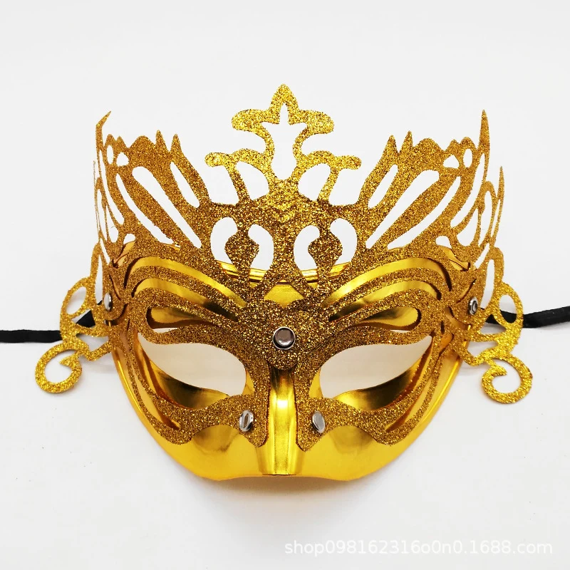 Elegante venezianische Maskerade Maske Karnz