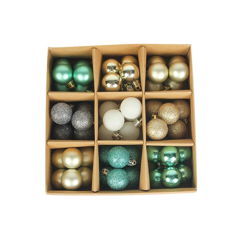 Elegante bruchsichere Weihnachtsbaum Ornament Set Karnz