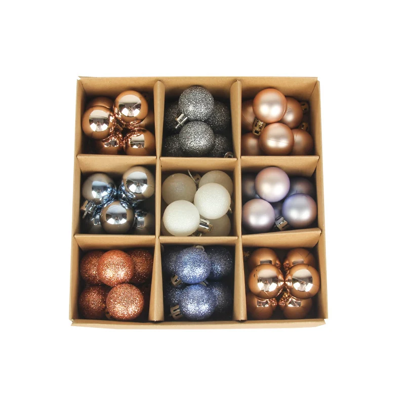 Elegante bruchsichere Weihnachtsbaum Ornament Set Karnz