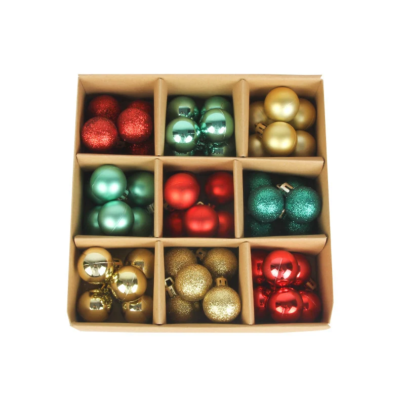 Elegante bruchsichere Weihnachtsbaum Ornament Set Karnz
