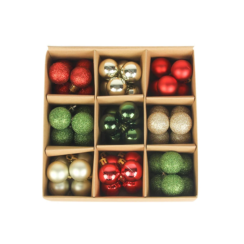 Elegante bruchsichere Weihnachtsbaum Ornament Set Karnz