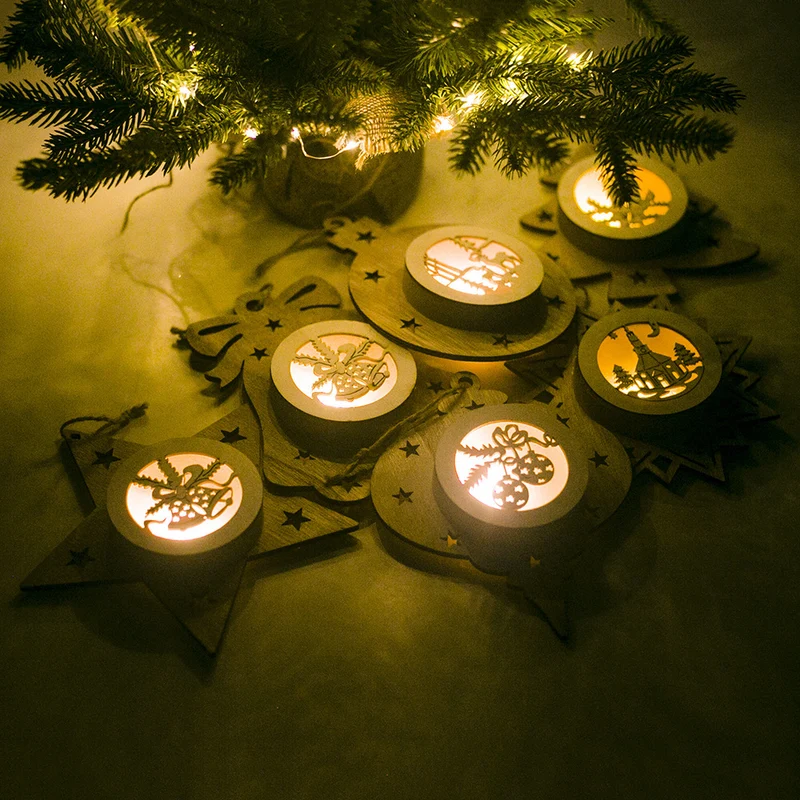 Dekorative Holz-Weihnachts ornament Karnz