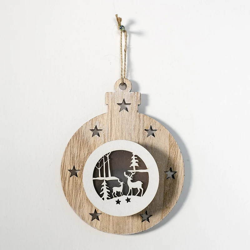 Dekorative Holz-Weihnachts ornament Karnz