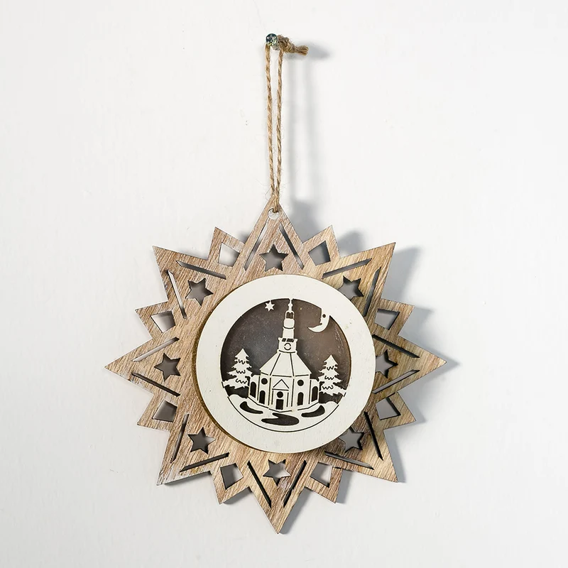 Dekorative Holz-Weihnachts ornament Karnz
