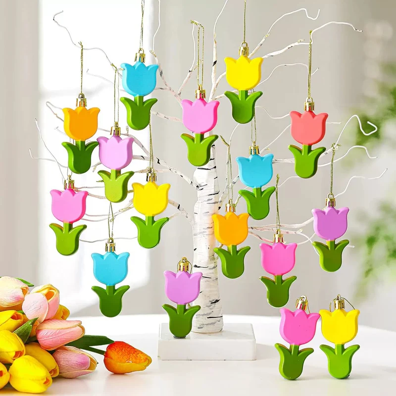 Dekorativer Tulpen Türkranz Karnz