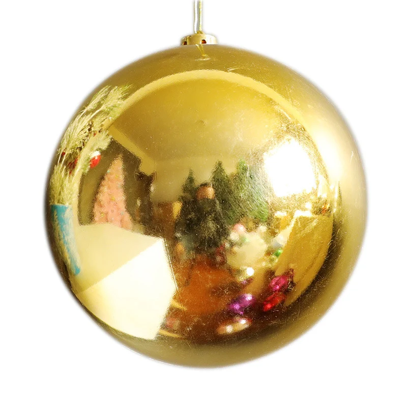 Dekorative Glänzende Weihnachtskugeln Karnz