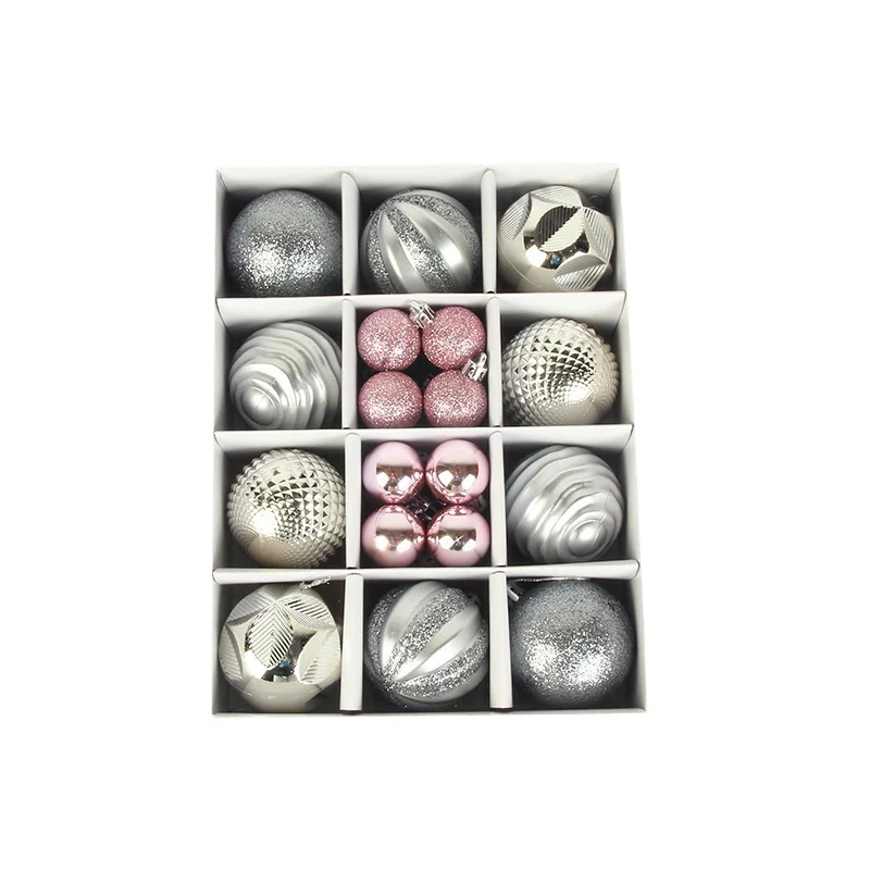 Dekoratives bruchsicheres Weihnachtsbaumkugel-Set Karnz