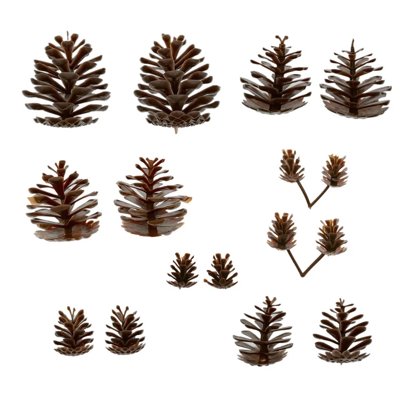 Dekorative Kiefernnadel-Figuren Karnz