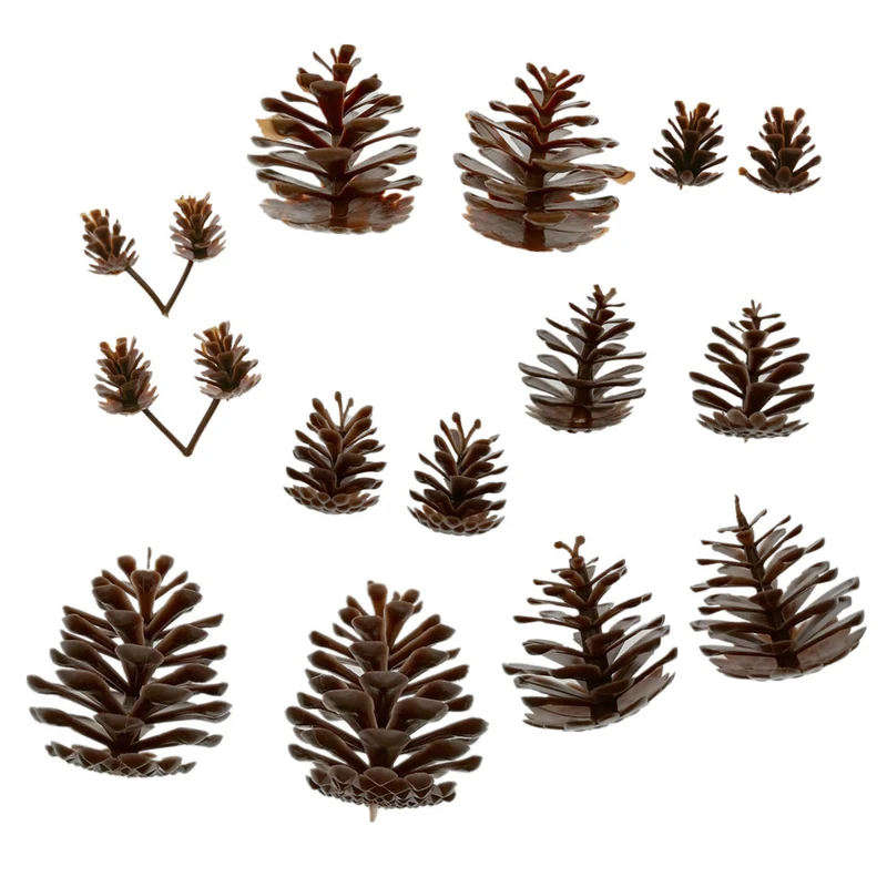 Dekorative Kiefernnadel-Figuren Karnz