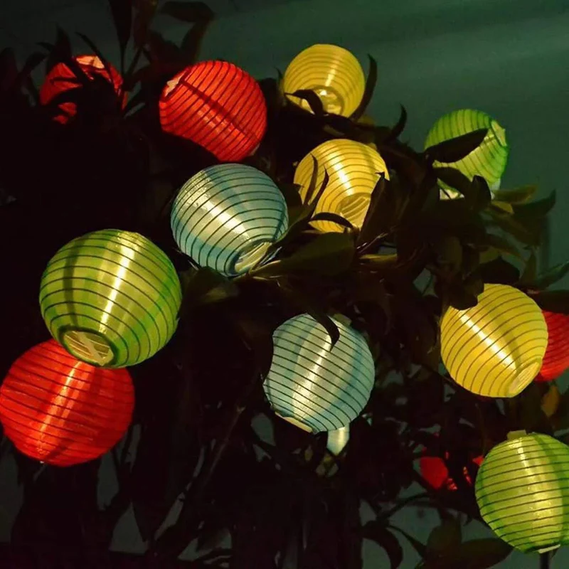 Dekorative LED Laternen Lichterkette Karnz