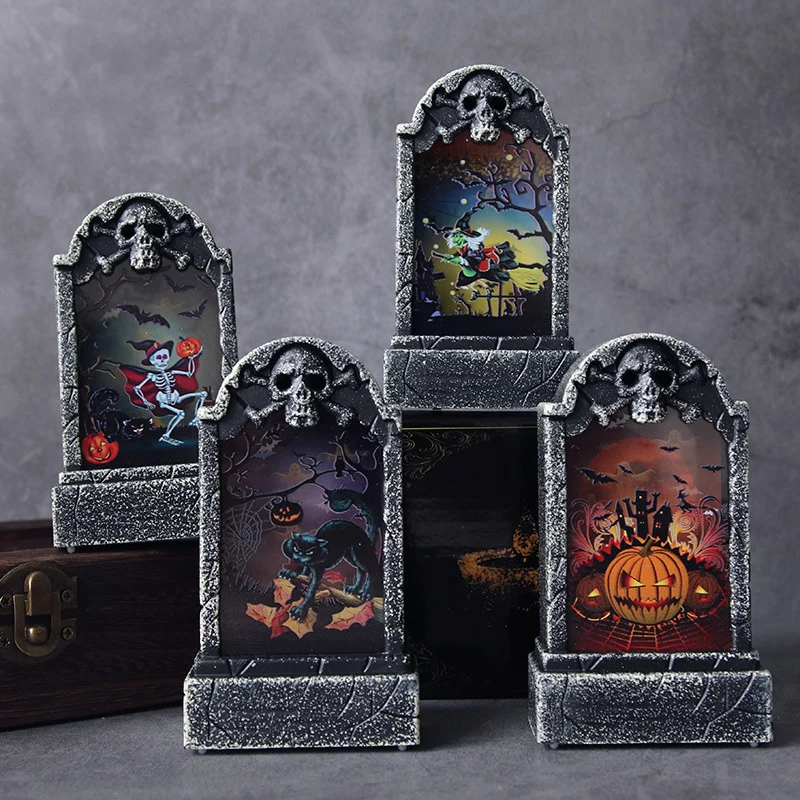 Dekorative LED Gespenster Friedhof Laterne Karnz
