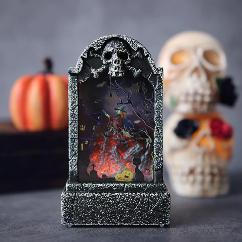 Dekorative LED Gespenster Friedhof Laterne Karnz