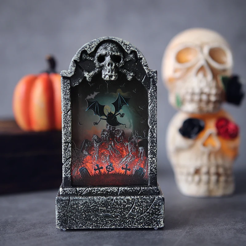 Dekorative LED Gespenster Friedhof Laterne Karnz