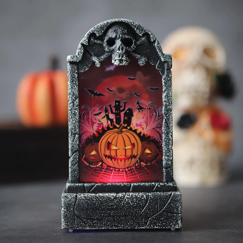 Dekorative LED Gespenster Friedhof Laterne Karnz