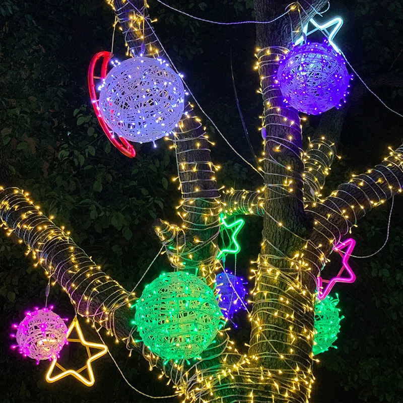 Dekorative LED-Globus-Lichterkette Karnz