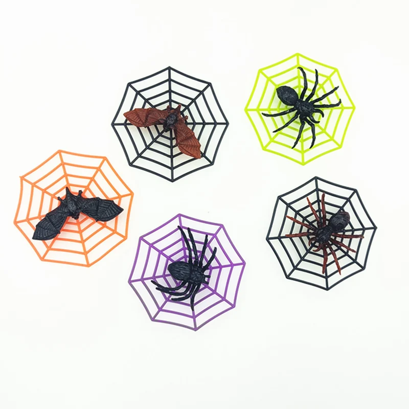 Dekorative Halloween-Spinnenetzmatte Karnz