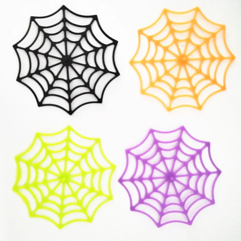 Dekorative Halloween-Spinnenetzmatte Karnz