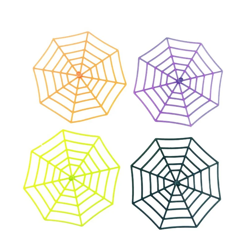 Dekorative Halloween-Spinnenetzmatte Karnz