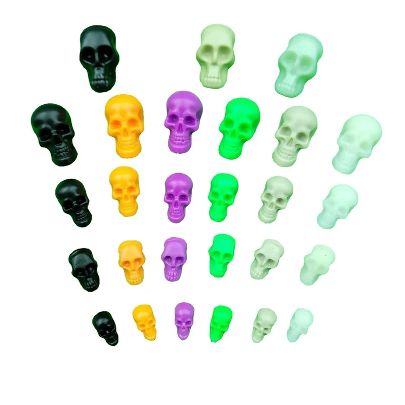 Dekorative Halloween Schädel Figuren Karnz