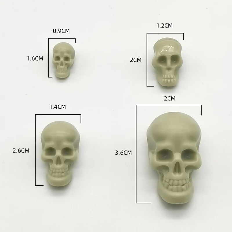 Dekorative Halloween Schädel Figuren Karnz