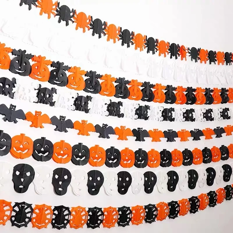 Dekorative Halloween Fledermaus Girlande Karnz