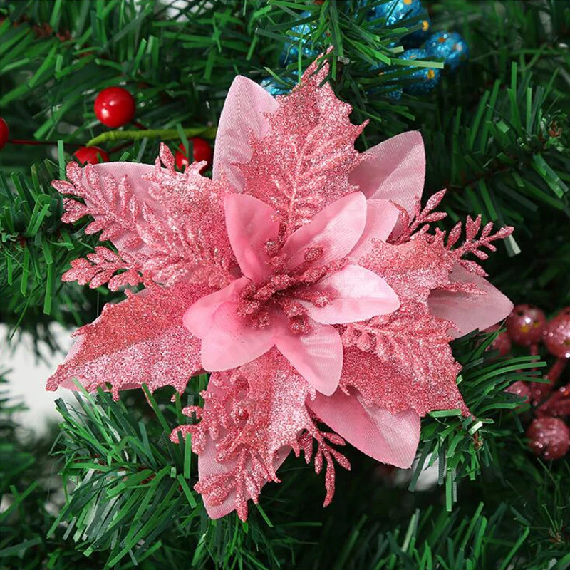 Dekorative Glitzernde Blumenbrosche Karnz