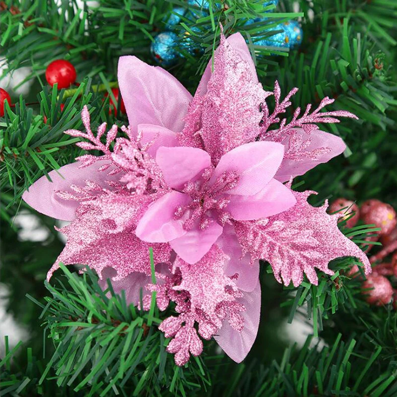 Dekorative Glitzernde Blumenbrosche Karnz
