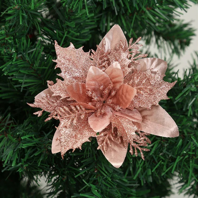 Dekorative Glitzernde Blumenbrosche Karnz