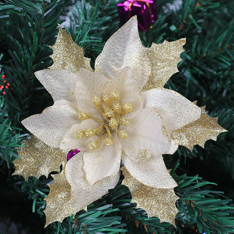 Dekorative glitzernde Blumenakzent Brosche Karnz