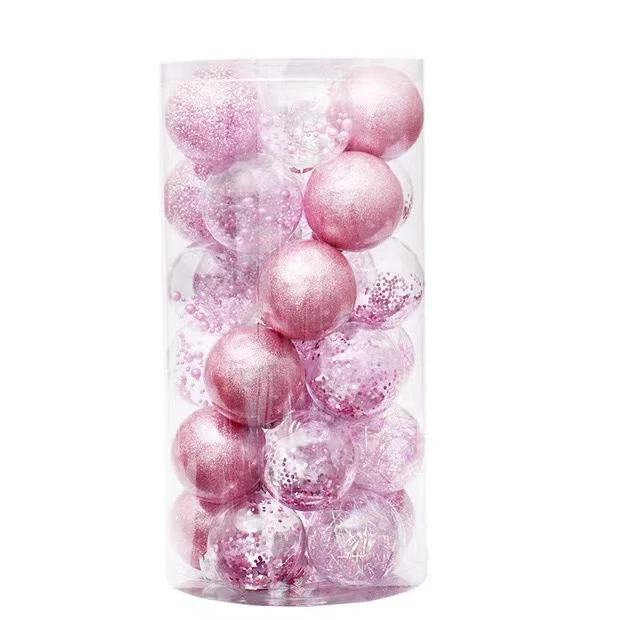 Dekorative Glitzer Weihnachtsornamente Karnz