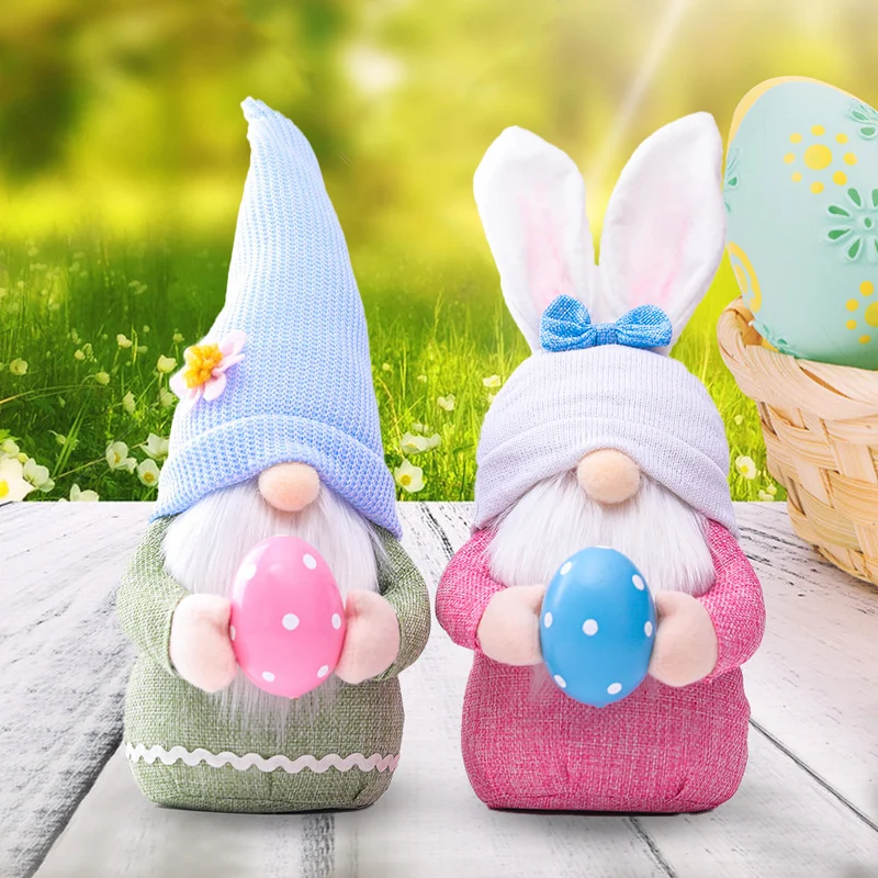 Dekorative Ostern Gnome Figur Karnz