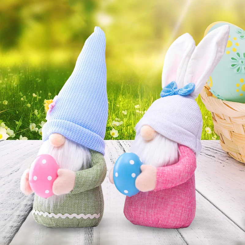 Dekorative Ostern Gnome Figur Karnz