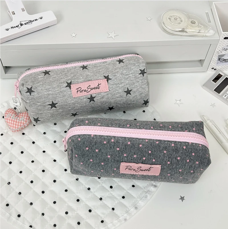 Stilvolle Sternenprint Bleistift Tasche
