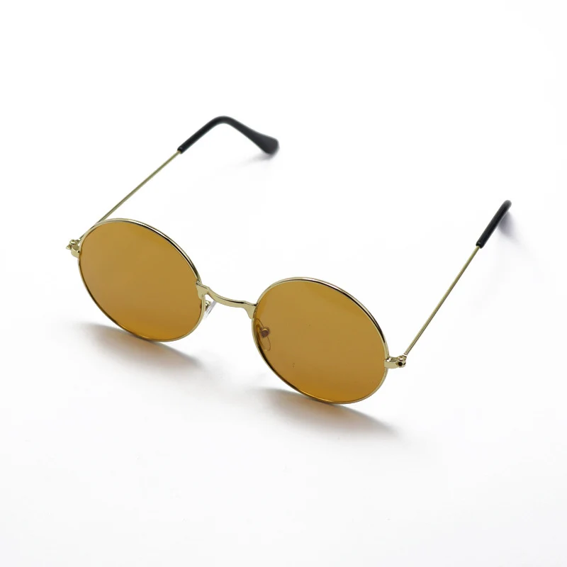 Retro Runde Glas Sonnenbrille Karnz