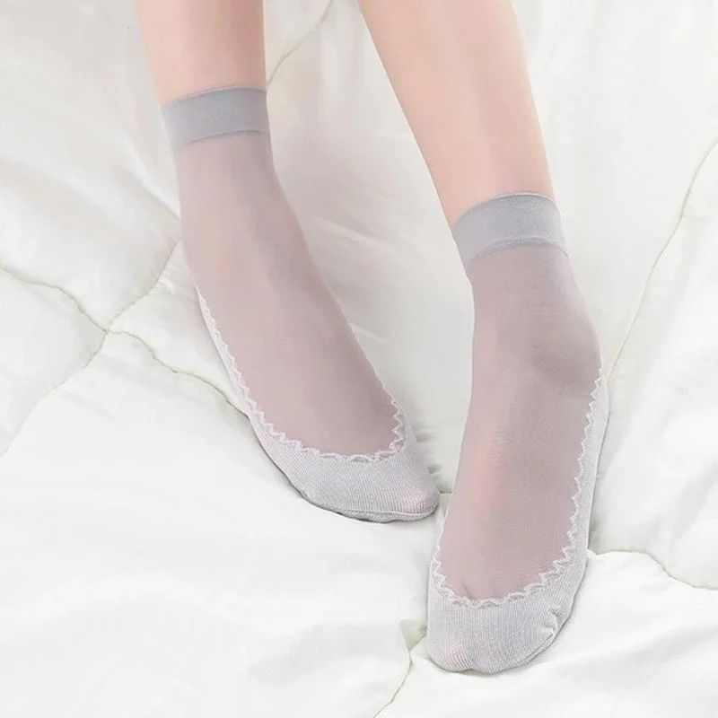 Seidige Baumwolle Anti-Rutsch Socken | Karnz