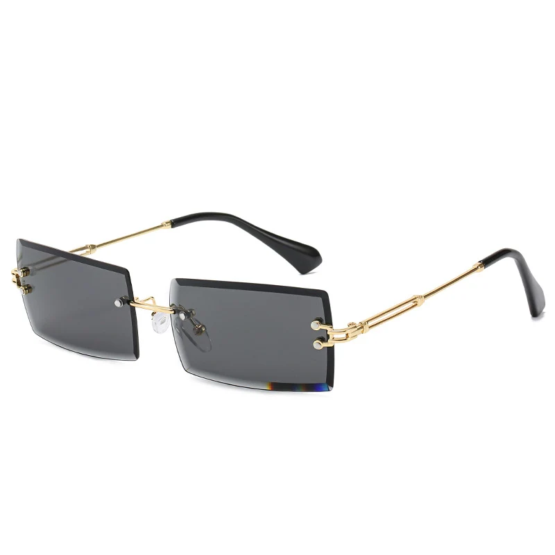 Moderne geometrische Rahmen-Sonnenbrille Karnz