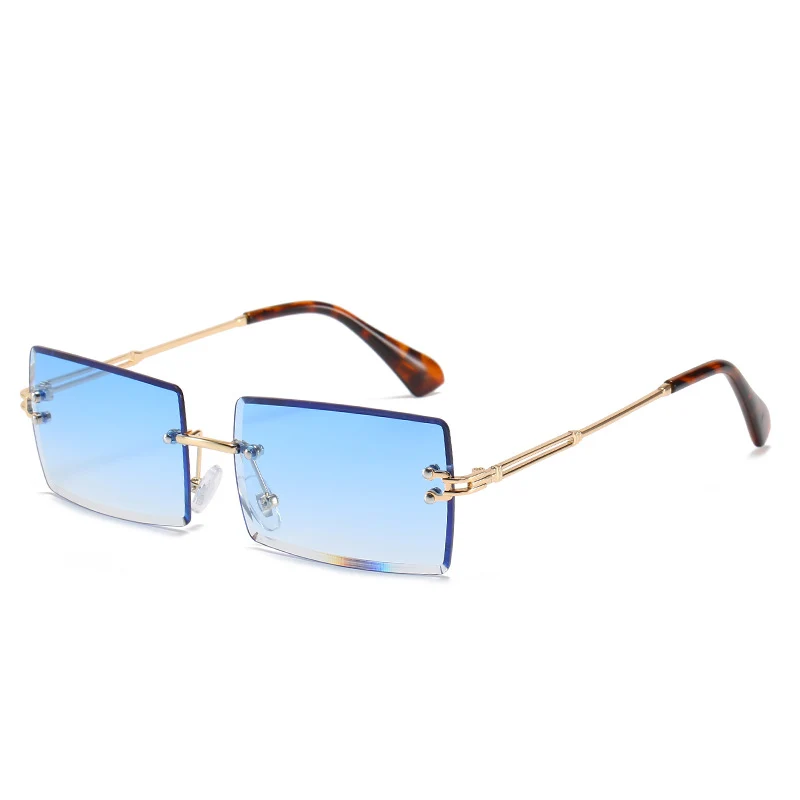 Moderne geometrische Rahmen-Sonnenbrille Karnz