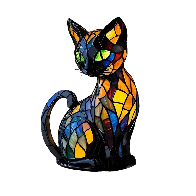 Lumikat Handmade Leuchtende Katzenlampe – Atmosphärische Beleuchtung und Geschenk | Karnz