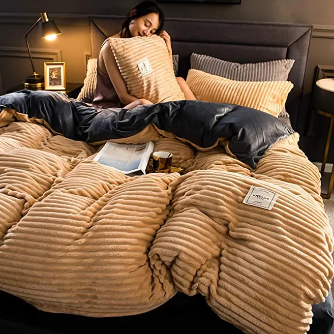 Vivolux | Ultimative Bequeme Winter Bettwäsche Kuschelige Wärme – Bettbezug 240 x 220 cm