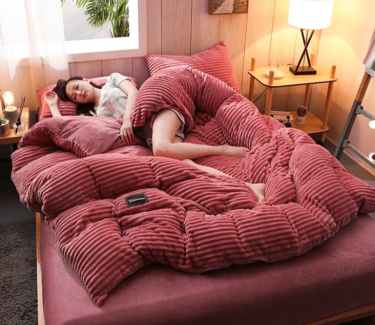 Vivolux | Ultimative Bequeme Winter Bettwäsche Kuschelige Wärme – Bettbezug 240 x 220 cm