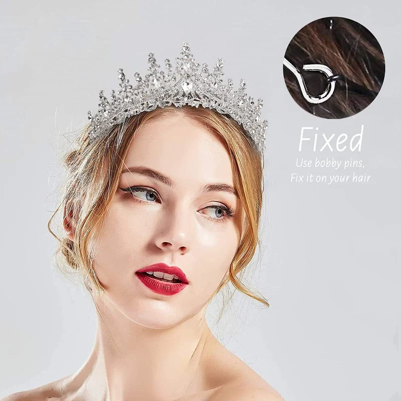 Damen Verzierte Tiara Karnz