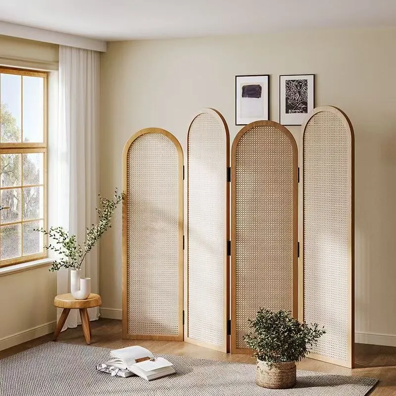 Eleganter Rattan Raumteiler Karnz