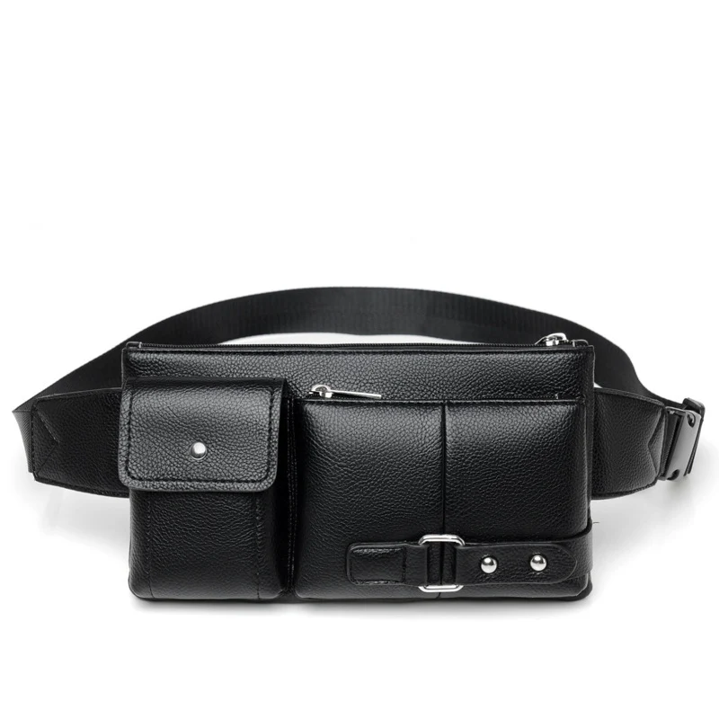 Multifunktionale Leder Taillentasche Karnz