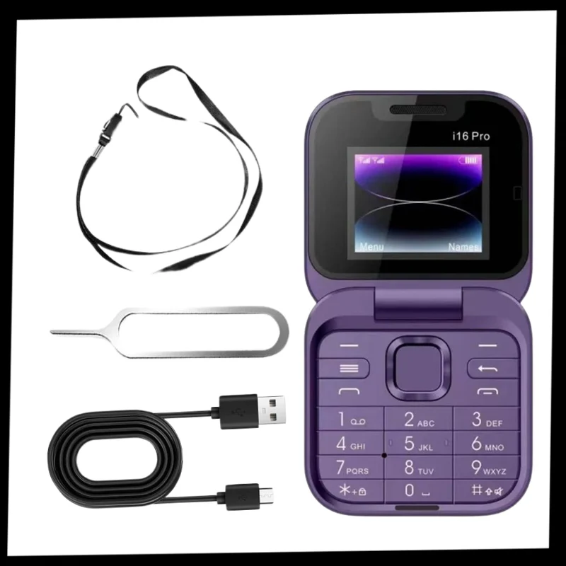 Vivolux i16 Pro / i17 Pro Mini-Klapphandy mit Dual-SIM