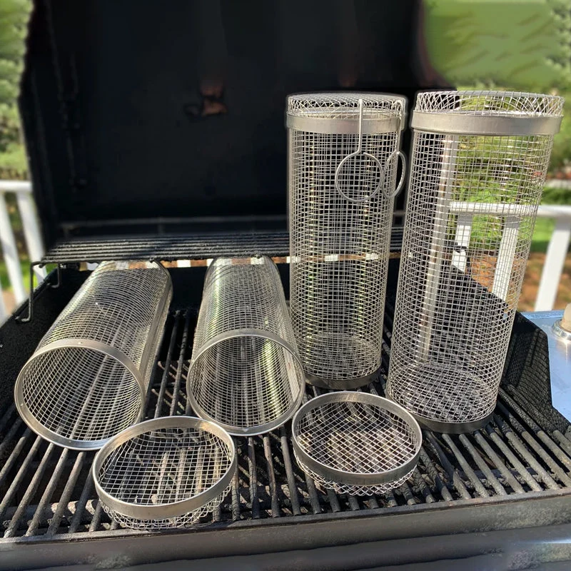 Edelstahl Rolling BBQ Grillkorb | Karnz