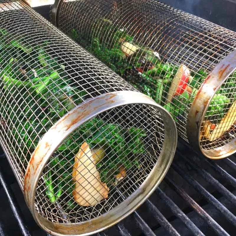 Edelstahl Rolling BBQ Grillkorb | Karnz