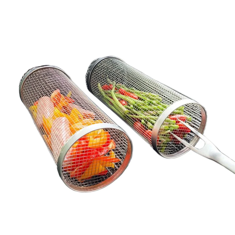 Edelstahl Rolling BBQ Grillkorb | Karnz