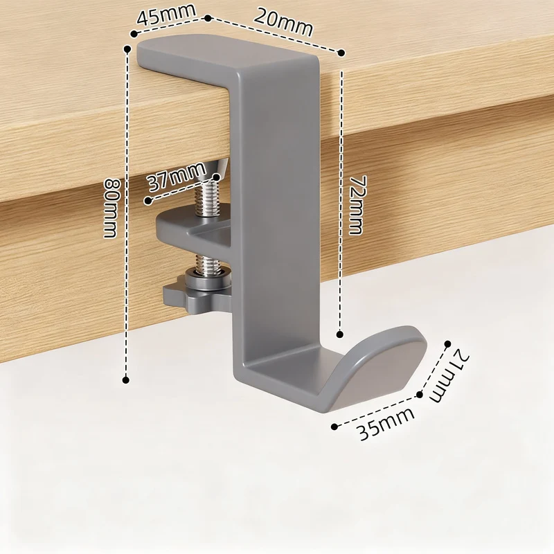 Tischhaken aus Kohlenstoffstahl, verstellbar